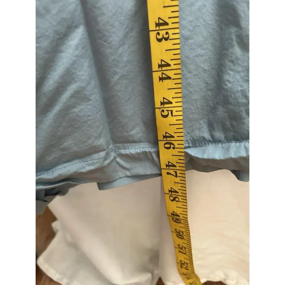 Old Navy Boho Tank Top Full Skirt Midi Dress Womens Size XL Blue Classic Comfort